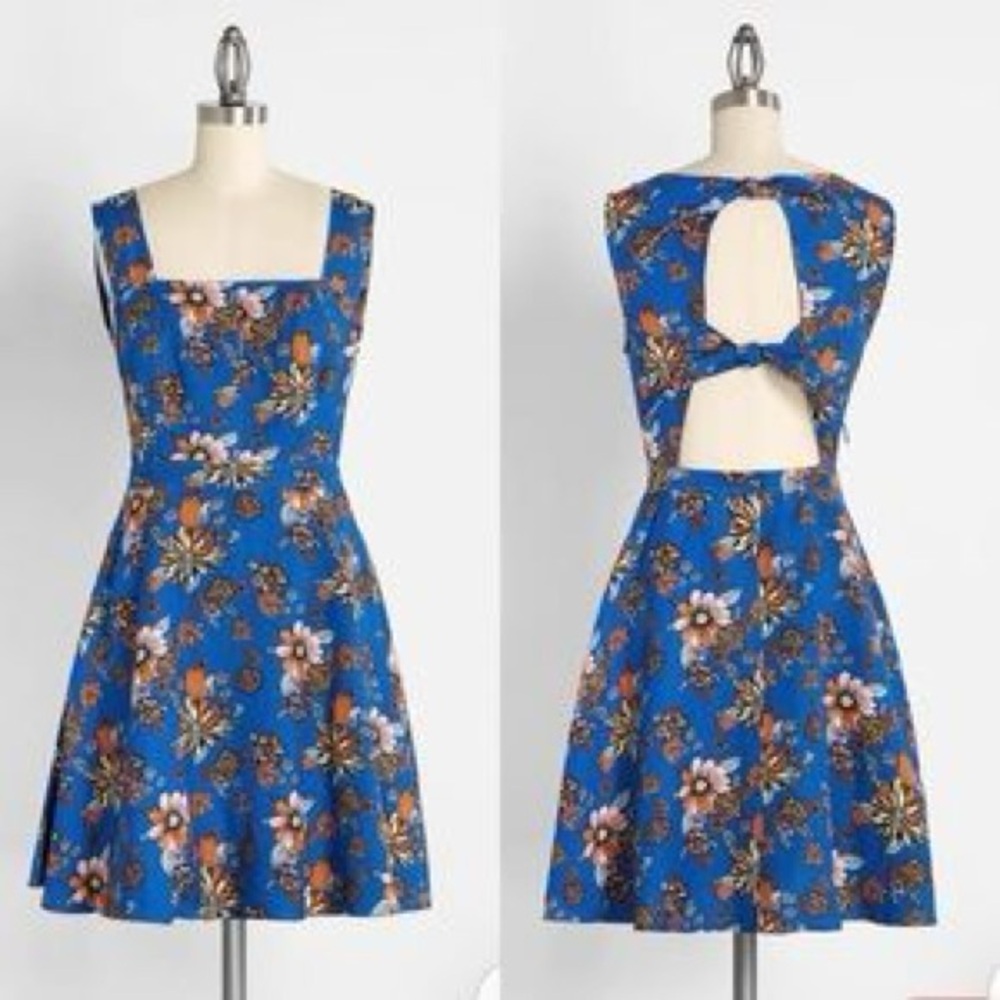 ModCloth Bursting With Optimism Dress | garden | cottage | retro